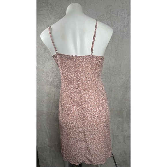 SHEIN Womens Dress SzM US 6 Adjustable Length Floral Print Spaghetti Straps - Picture 4 of 10